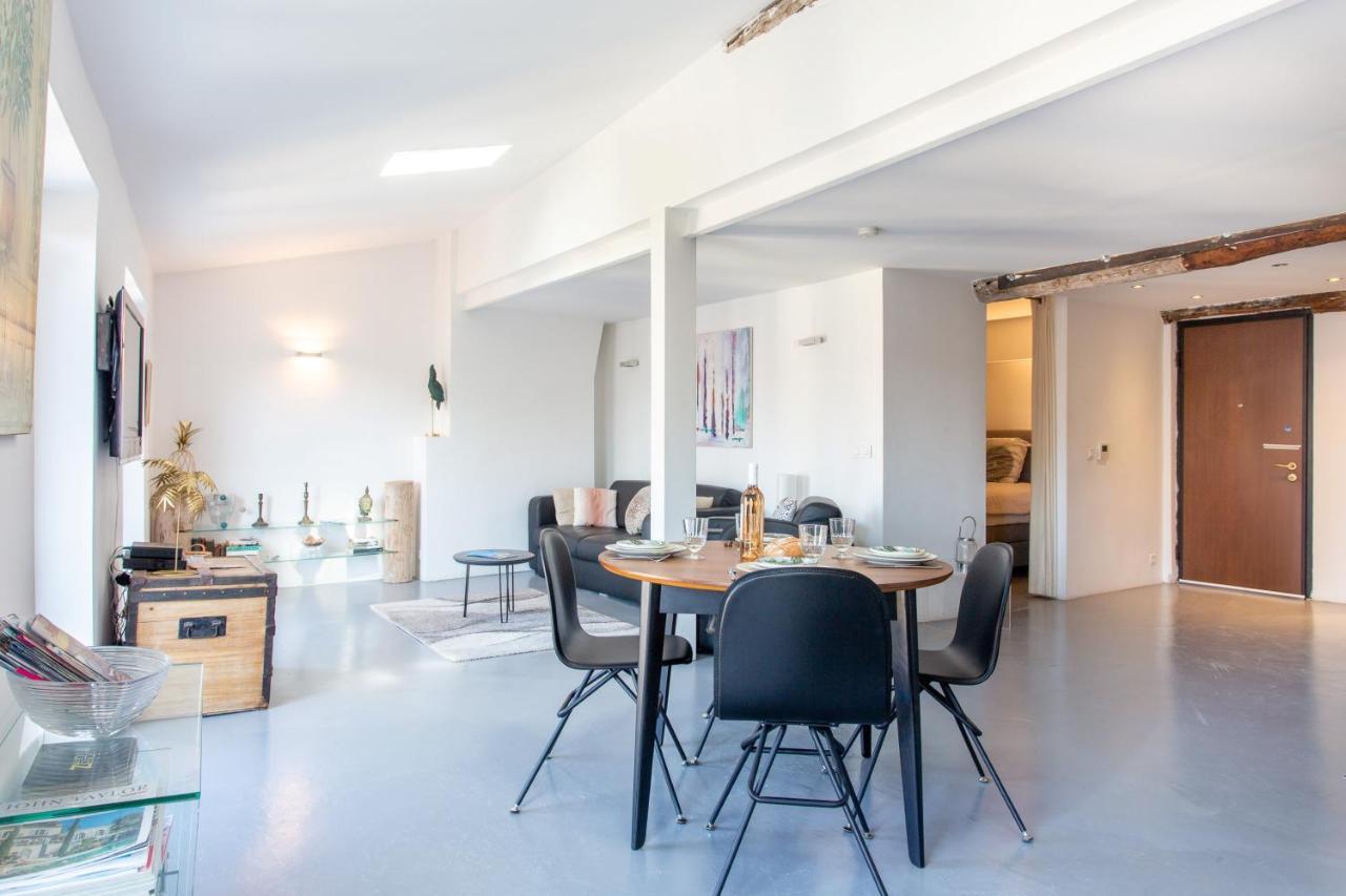 Ross 5- F2, Lumineux, Balcon, Loft, Clim, Vieux-Nice Buitenkant foto