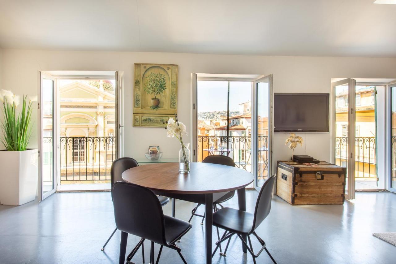 Ross 5- F2, Lumineux, Balcon, Loft, Clim, Vieux-Nice Buitenkant foto