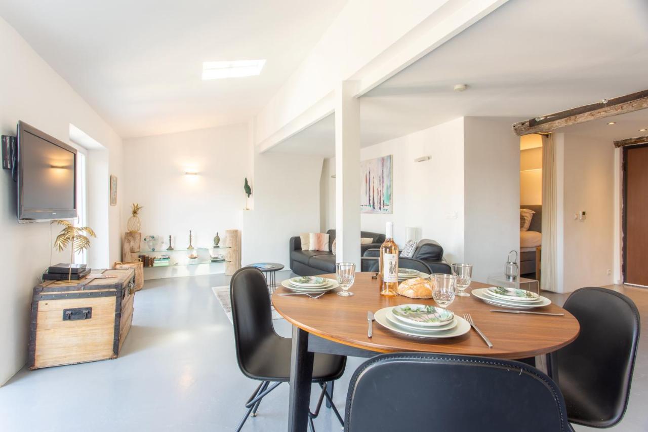 Ross 5- F2, Lumineux, Balcon, Loft, Clim, Vieux-Nice Buitenkant foto