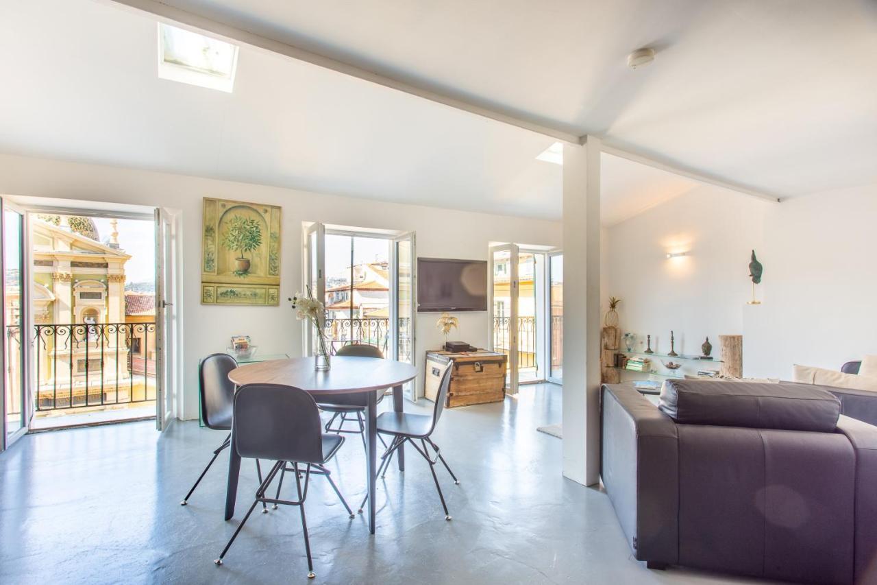 Ross 5- F2, Lumineux, Balcon, Loft, Clim, Vieux-Nice Buitenkant foto