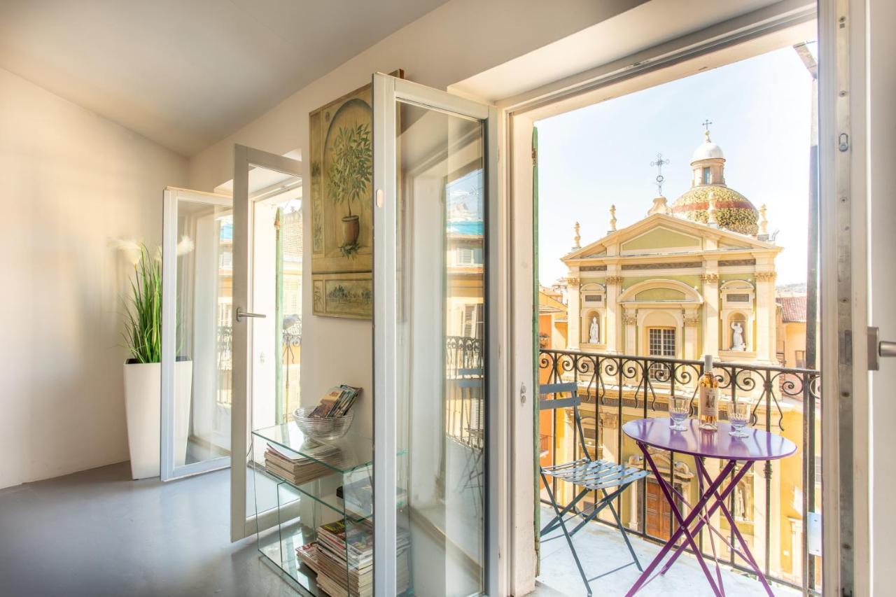 Ross 5- F2, Lumineux, Balcon, Loft, Clim, Vieux-Nice Buitenkant foto