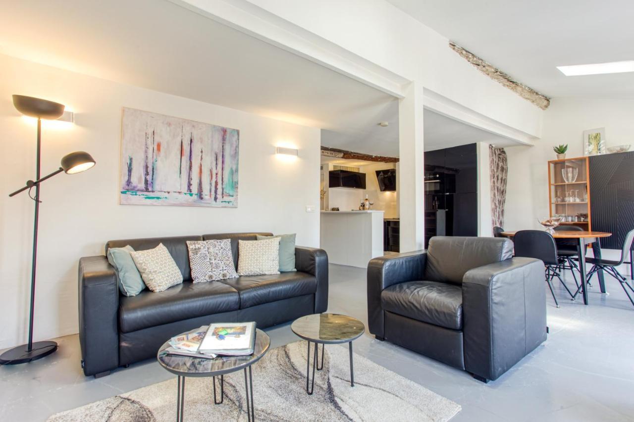 Ross 5- F2, Lumineux, Balcon, Loft, Clim, Vieux-Nice Buitenkant foto