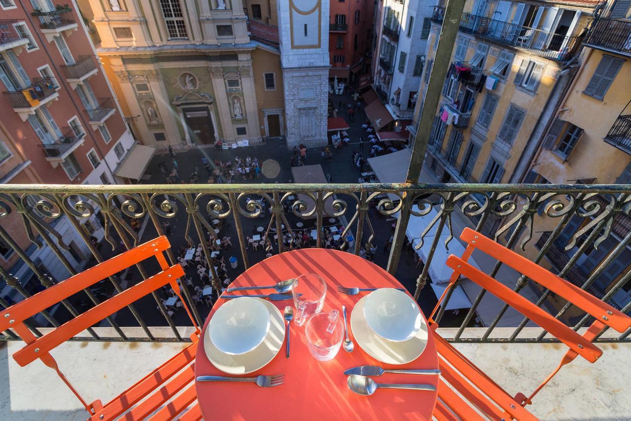 Ross 5- F2, Lumineux, Balcon, Loft, Clim, Vieux-Nice Buitenkant foto