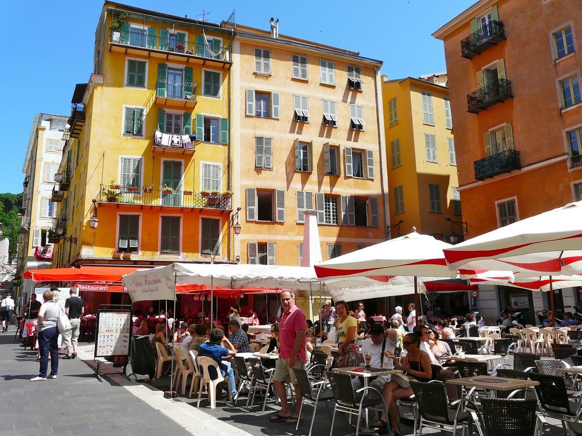 Ross 5- F2, Lumineux, Balcon, Loft, Clim, Vieux-Nice Buitenkant foto